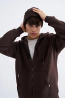 سویتشرت بیسیک قهوه‌ای MACHINIST