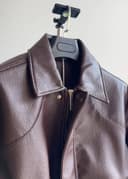 کاپشن چرم سنگین برند Giesto