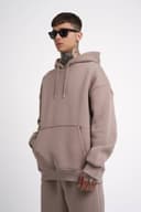 هودی بیسیک کرم قهوه‌ای MACHINIST